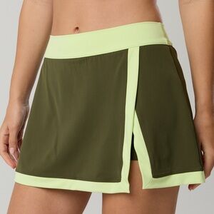 Color block aerie skort